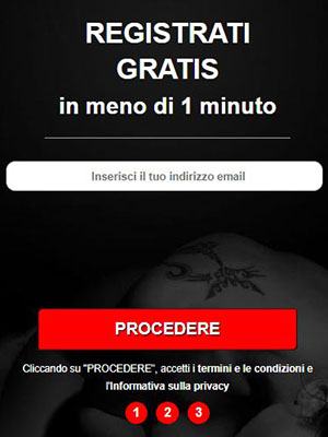 Registrazione su FeticismoItalia.it